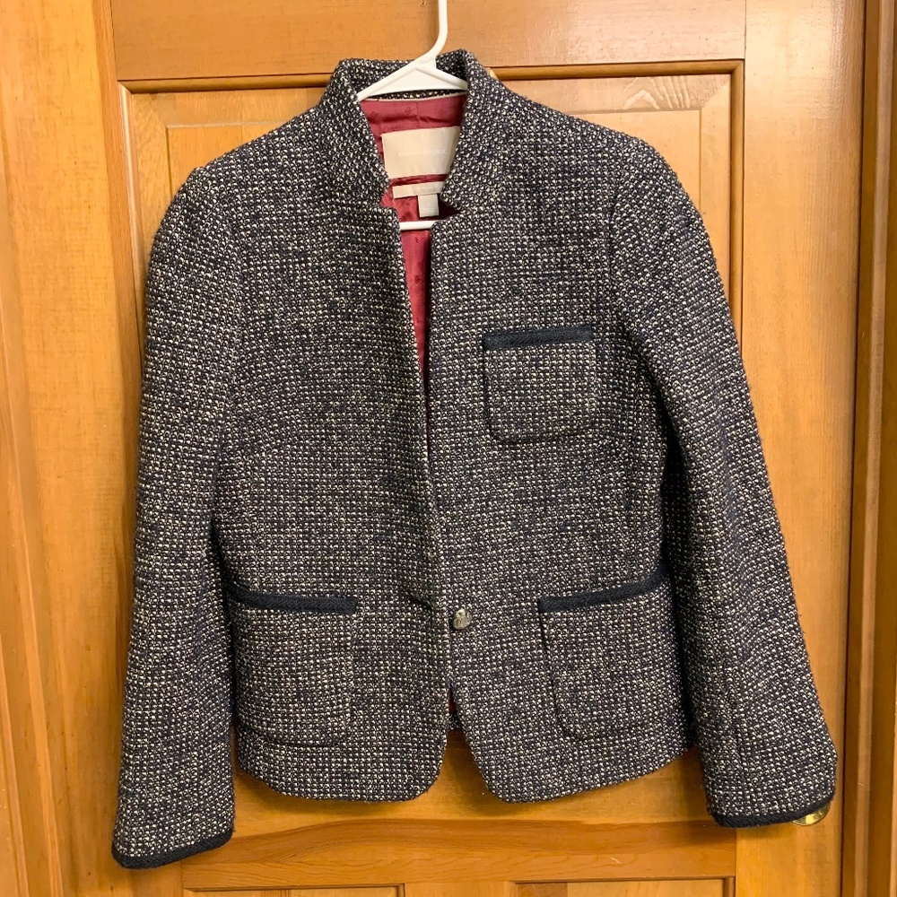 Banana Republic dark navy blazer size 6
